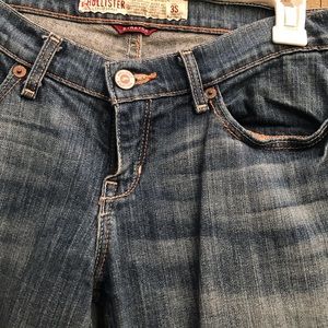 Hollister size 3S blue jeans.